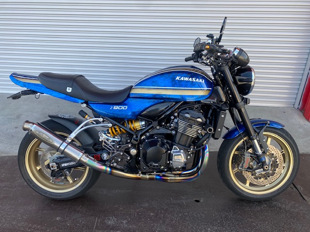 Z900RS　玉虫カラーラップペイント